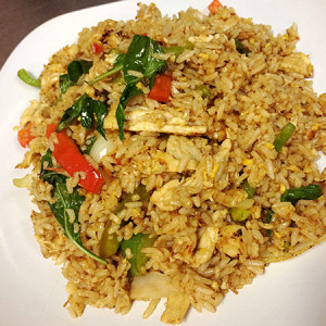 Chicken Basil Fried Rice